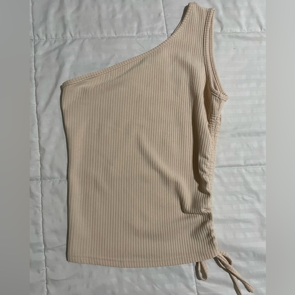 Off-Shoulder Cream Top